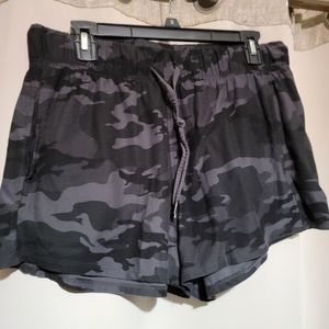 Womens Black Camo shorts